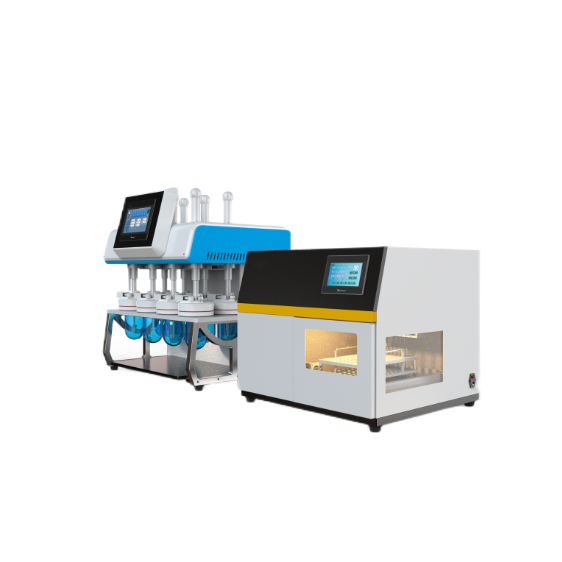 全（quán）自動溶出取樣收（shōu）集係統（tǒng）    8工位全自動溶出取樣收集係統