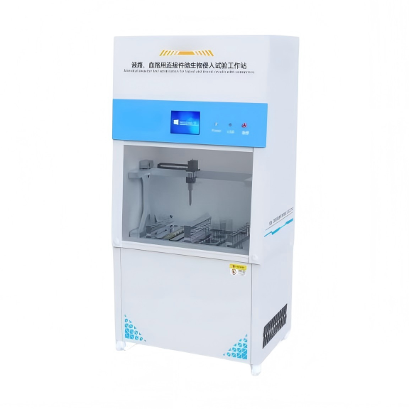液路、血路用連接件微生物侵入試驗工作站